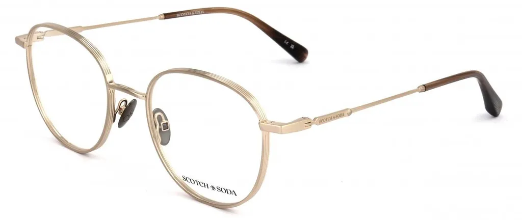 Scotch & Soda SS2020 Shiny Antique Gold 51/20/140 Lunettes de Vue Homme
