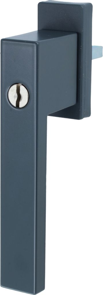 Fenstergriff Fensterolive Rasterolive Abschliessbar Einbruchschutz mit Schlüssel Anthrazit RAL7016