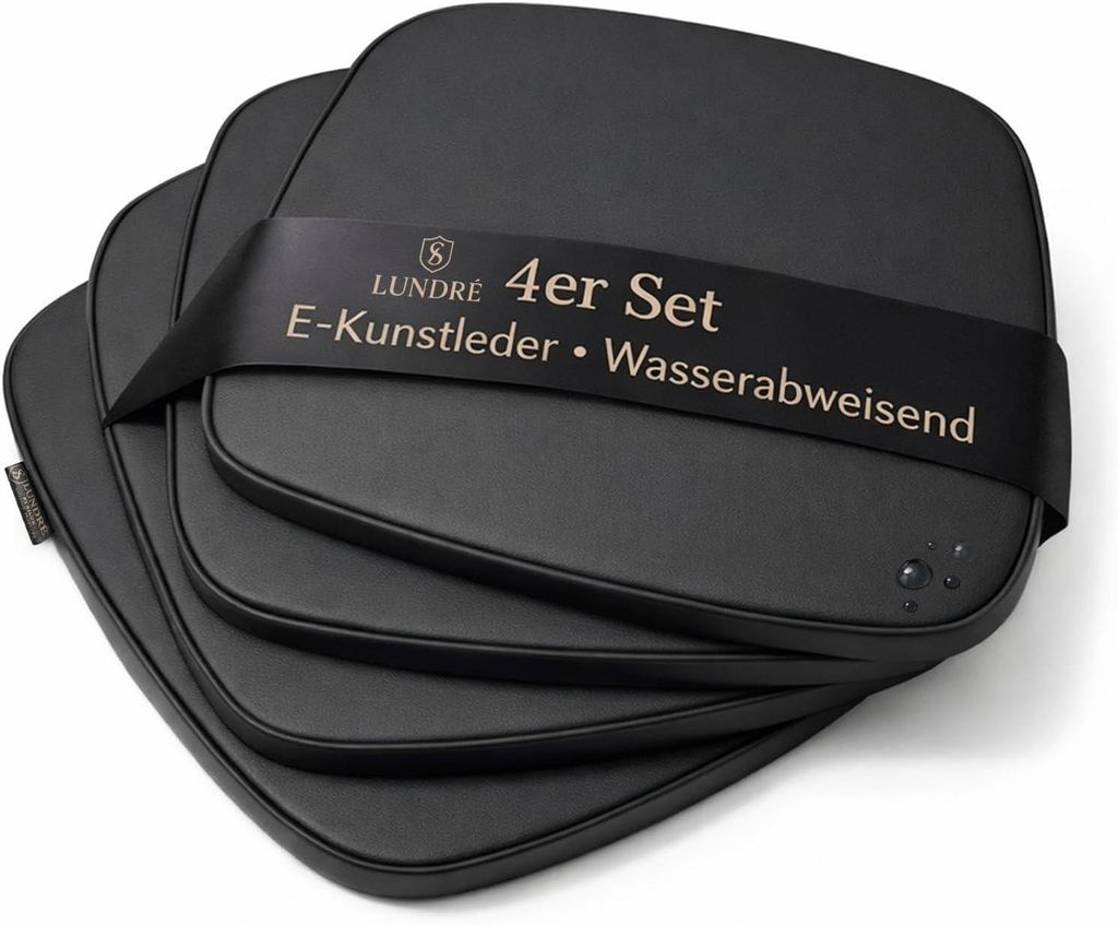SILUK Sitzkissen 4er Set – Wasserdicht, Dick, Abnehmbarer Produktbild 