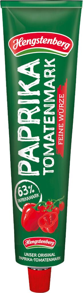 Hengstenberg Paprika- und Tomatenmark echter Allrounder Tube 100g