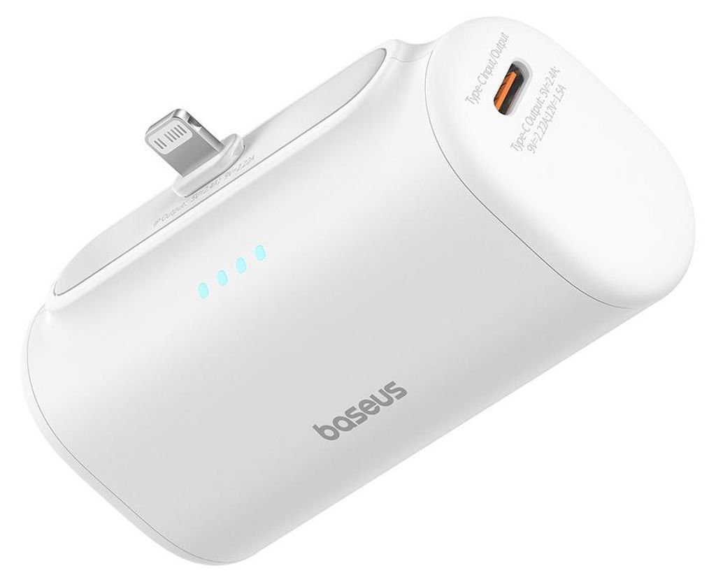 Powerbank OS-Baseus Compact IP 5000mAh 20W (weiß) Produktbild 
