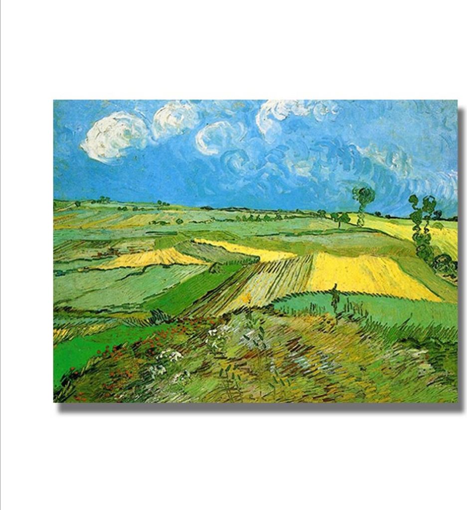 TPFLiving Kunstdruck LW-508 (OHNE RAHMEN) Poster - Leinwand - Wandbild - Hochauflösender Giclée-Druck, langlebig und hochwertig - Vincent Van Gog...