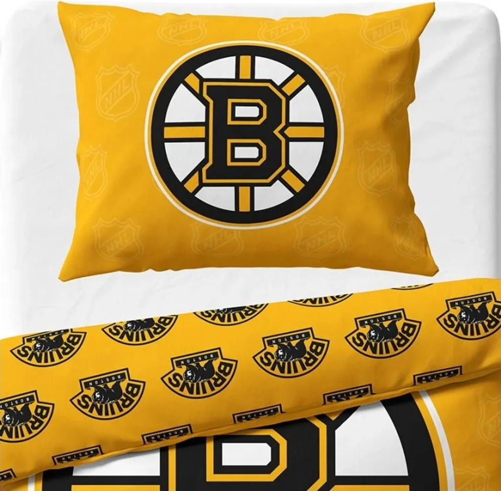 Set Letto NHL Boston Bruins 140x200 - Biancheria Hockey Originale