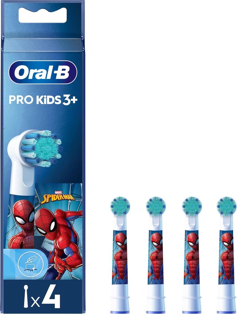 Oral-B Aufsteckbürsten Pro Kids Spiderman, 4 Stück Produktbild 