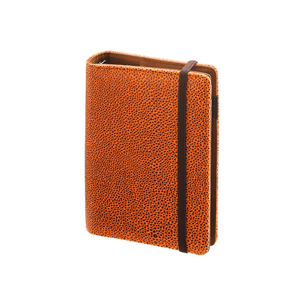 Tunis Premium Orange Organiseur 13x19cm avec Calendrier et Insert Amovible