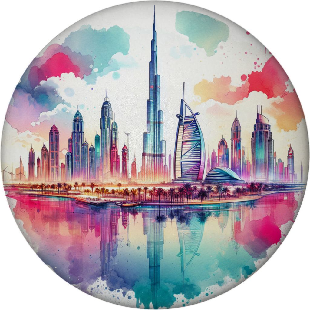 Dubai Magnet rund
