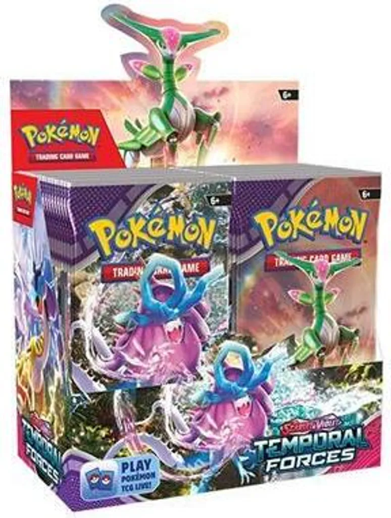 Coffret Pokémon Temporal Forces Écarlate et Violet pour Deck de Jeu - 6