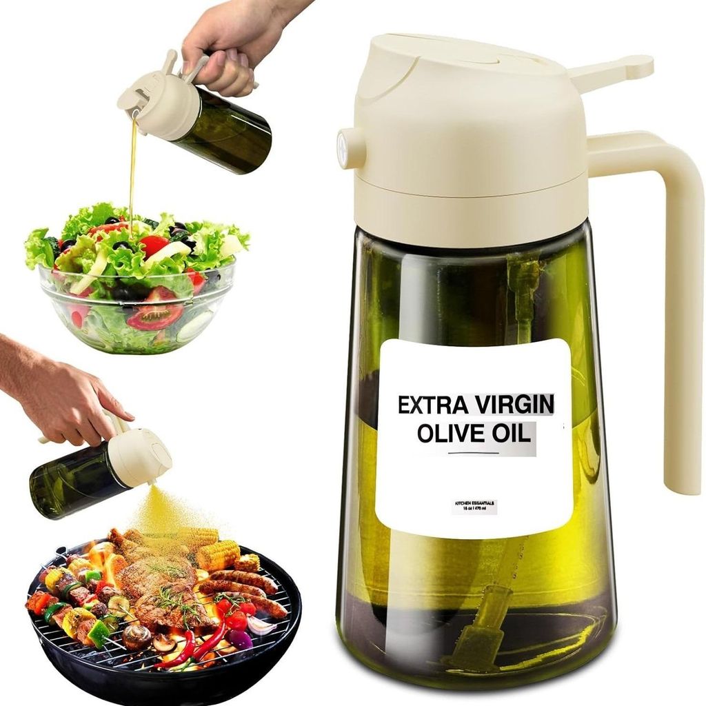 INF Spruzzatore Olio in Vetro 2 in 1 - Nebulizzatore e Immagine del prodotto 