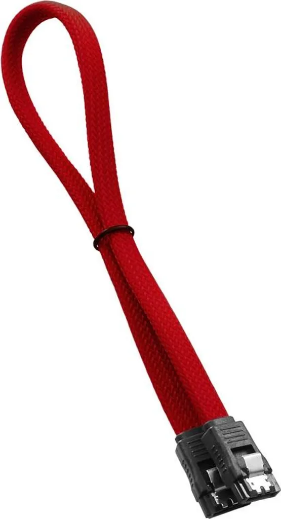 CableMod CM-CAB-SATA-N60KR-R Câble SATA 3 60cm Rouge Haute Performance