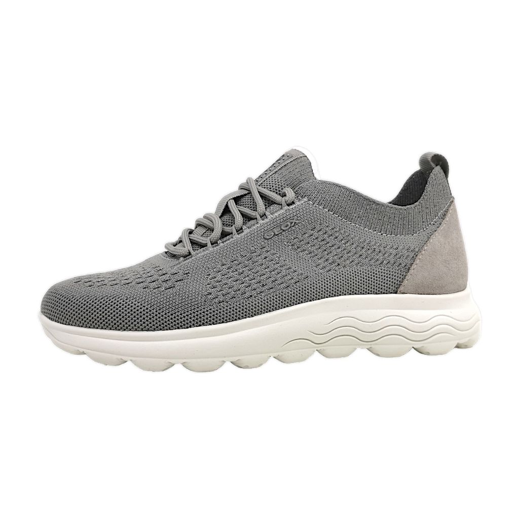 Geox D Spherica Damenschuhe Für lose Einlagen Schnürer Grau Freizeit, Schuhgröße:40 EU