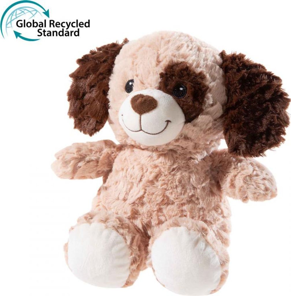 Heunec Kuscheltier Hund GRS Plüsch 32cm nachhaltiges Spielzeug