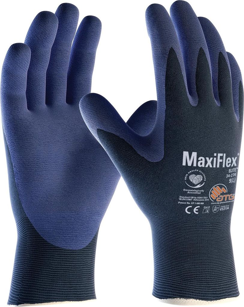 ATG Montagehandschuhe MaxiFlex Elite 12 Paar Gr. 11