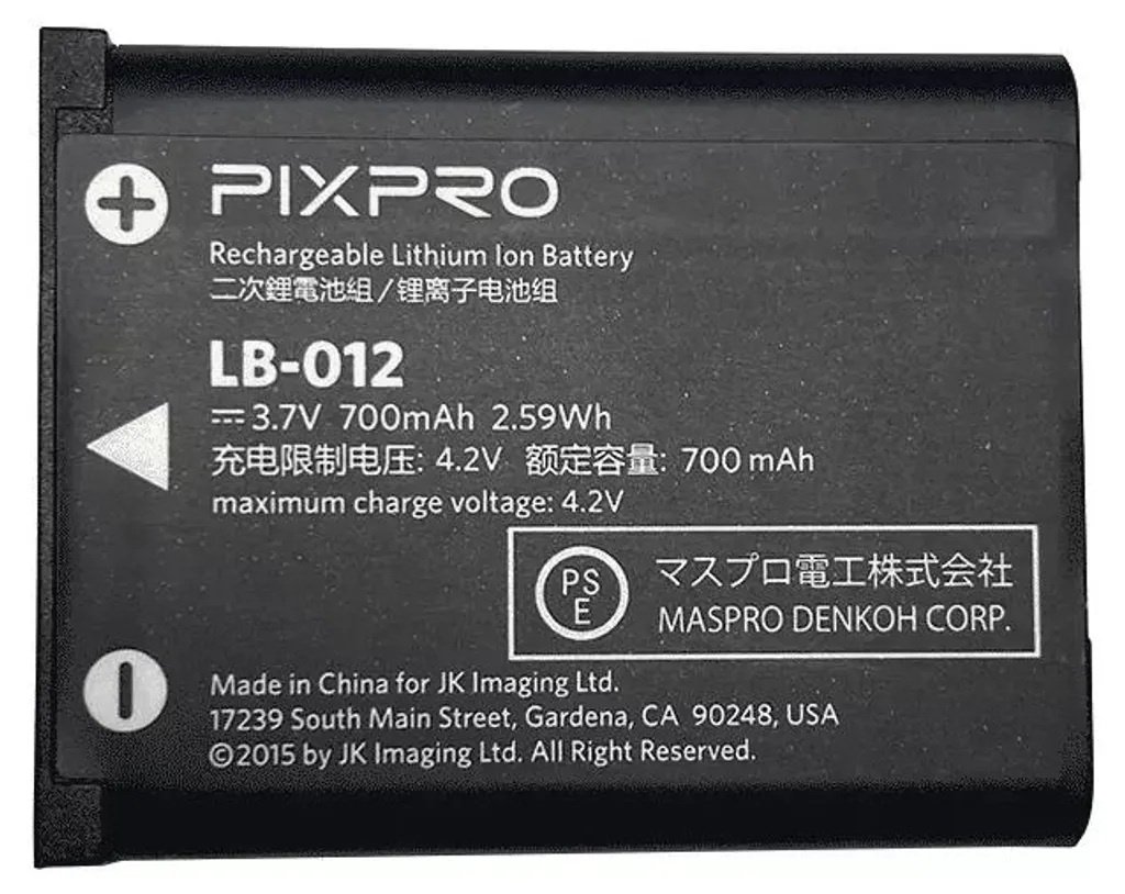 Accu rechargeable pour appareil photo Kodak Compact Pixpro FZ53 et FZ55