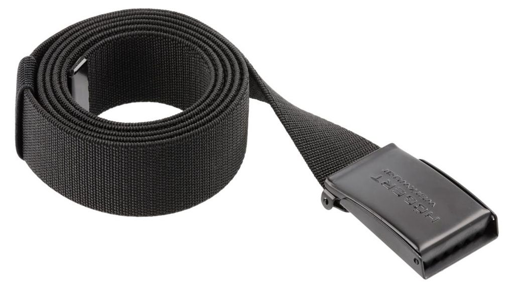 Elastischer Gürtel schwarz 130 cm mit Metallschnalle, 70% Produktbild 