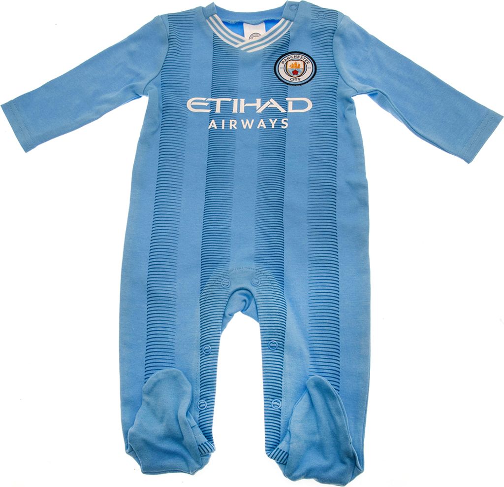 Manchester City FC - "2023/2024" Schlafanzug für Baby TA10939 (62) (Blau)