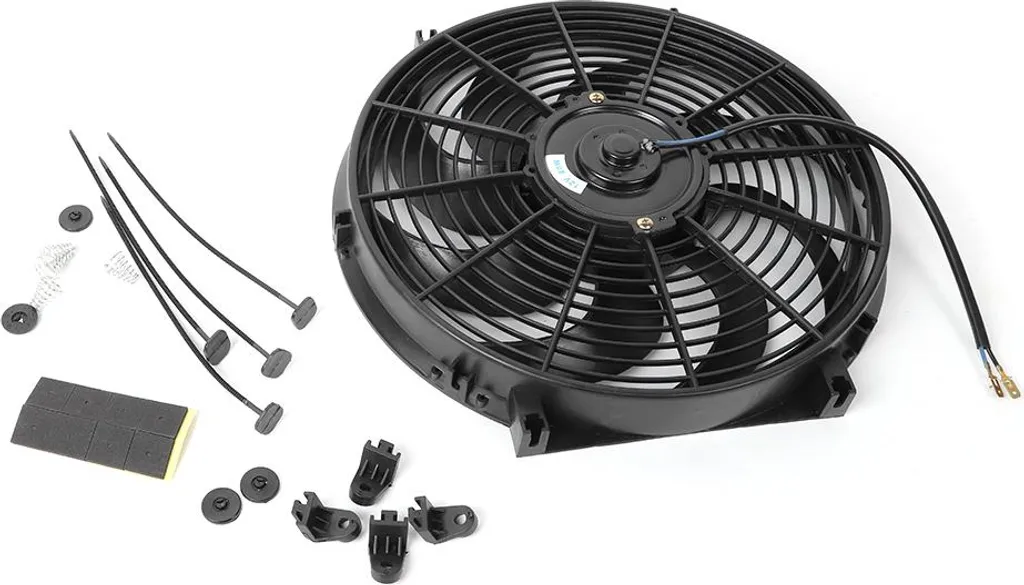Ventilateur Électrique 12V 14 Pouces Universel pour Refroidissement Moteur