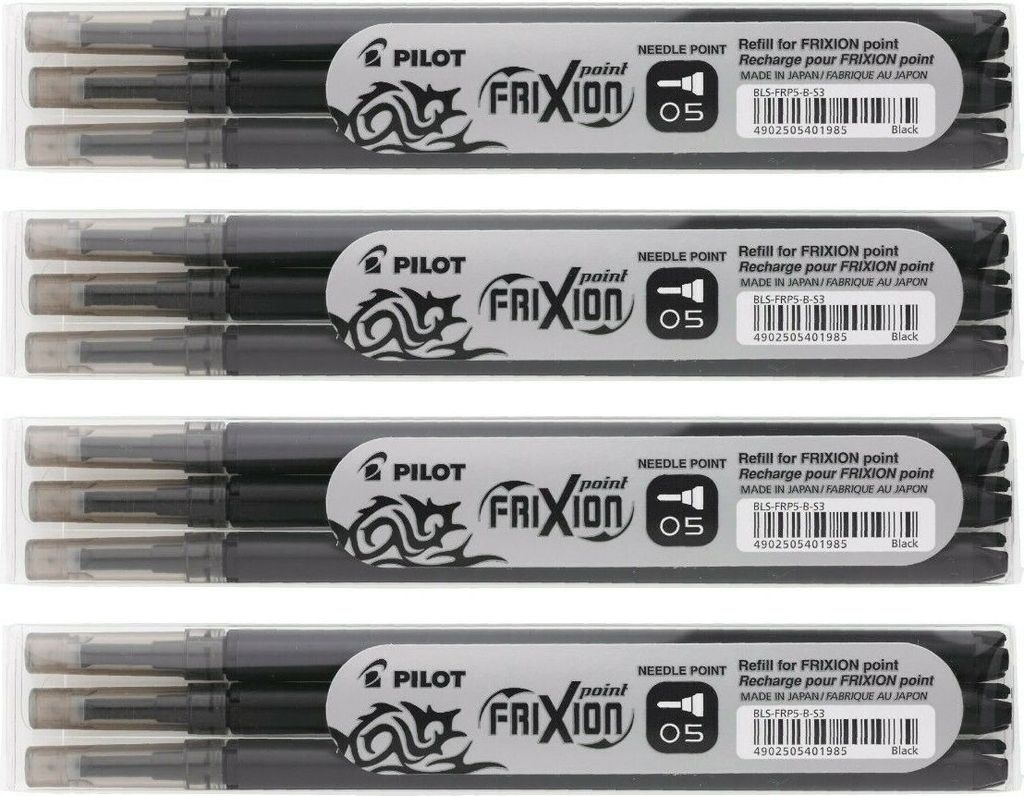 Pilot FriXion Point Ersatzminen 0.5 schwarz - 12er-Set