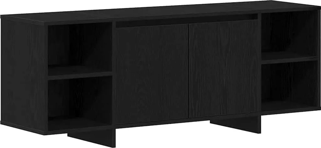 Offerta Mobile TV 120 cm SYFAX™ Rovere Nero | Legno Multistrato Robusto