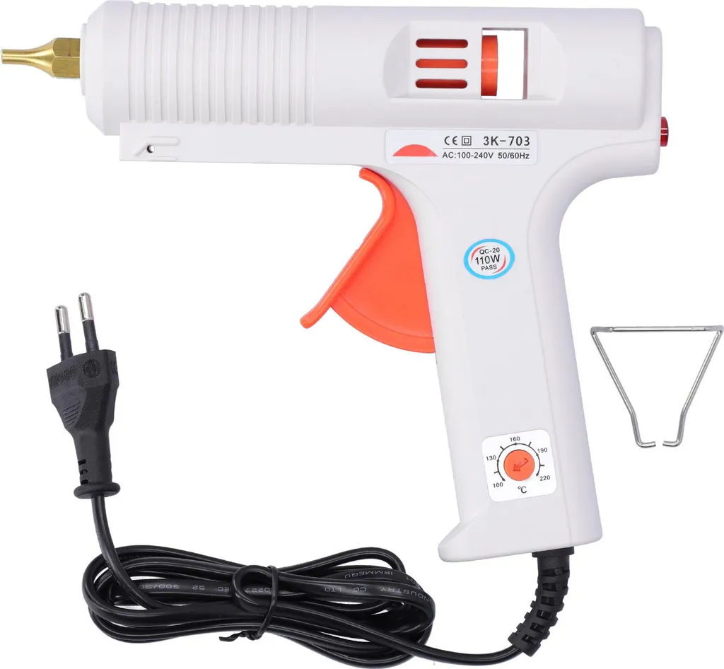 Pistolet à colle anti-goutte 110W pour des collages propres et précis