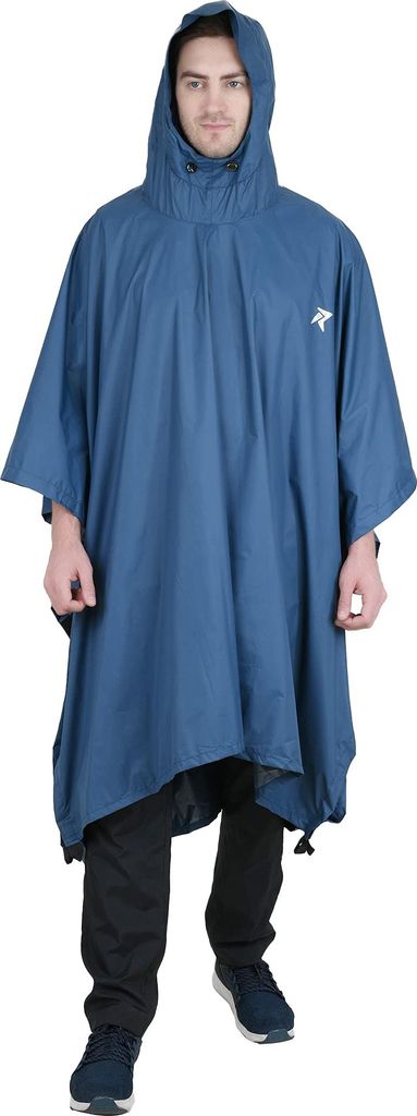 Home & Living - Regenponcho für Herren/Damen Uni (2er-Pack) RW10326 (Einheitsgröße) (Blau)