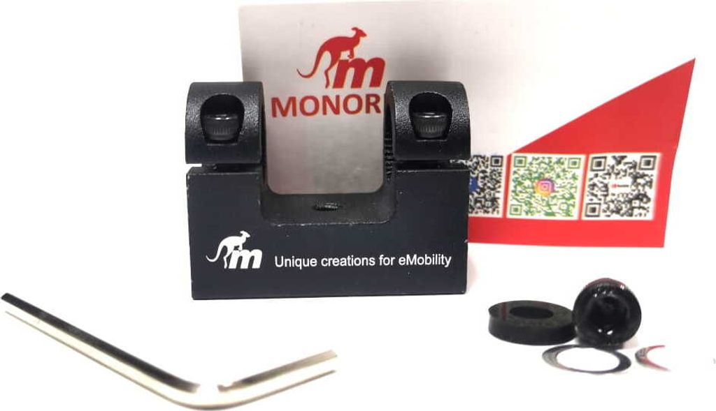 MONORIM FS V2 Kotflügelhalterung für Ninebot Max G30 / Motus Scooty 10 - Farbe Schwarz