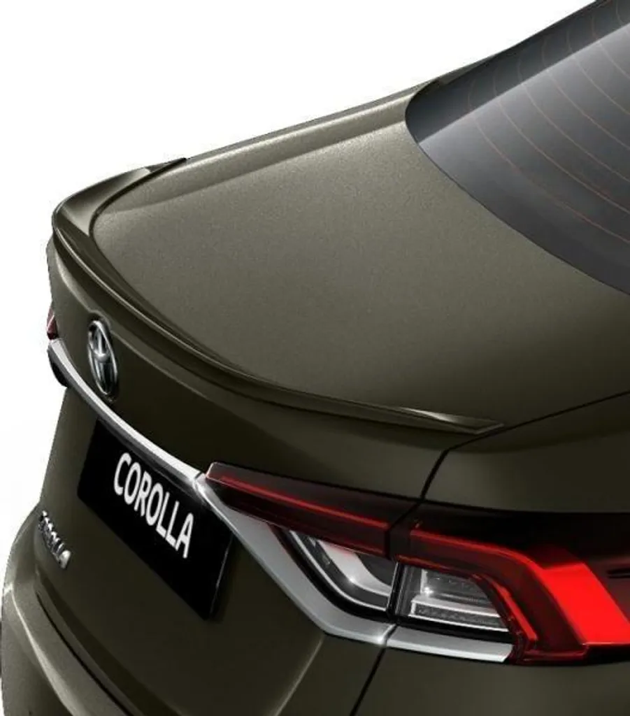Aileron arrière rigide d'origine Toyota Corolla, pièce PW156