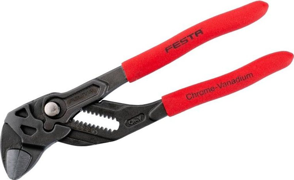 SIKO Festa CrV Zange 180 mm mit geraden Backen 0-40 mm