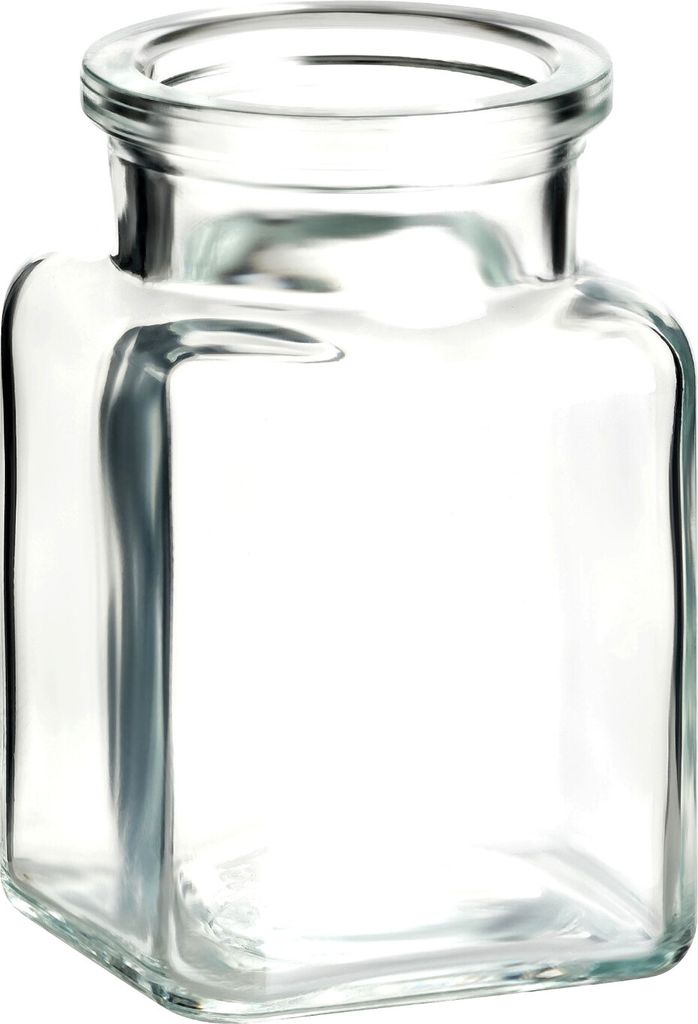 gouveo 12er Set Gewürzgläser 150 ml eckig mit Produktbild 4