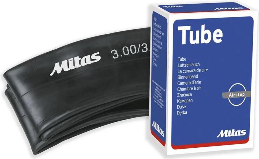 Mitas 70001357 Fahrradschlauch Durchsichtig 4.00/130 | 4.00/70 / 10 Durchsichtig 4.00/130 | 4.00/70