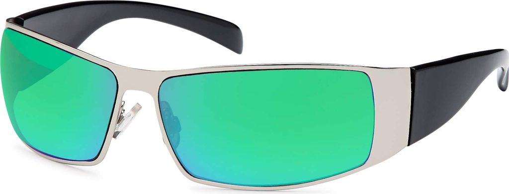 Sonnenbrille Herren Pilot Flieger Biker Sonnen Brille Grün Produktbild 