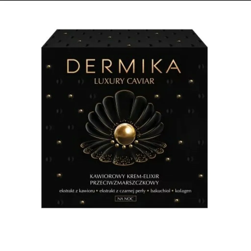 Soin de Nuit Régénérant Caviar de Luxe Dermika pour Rides Profondes 50ml