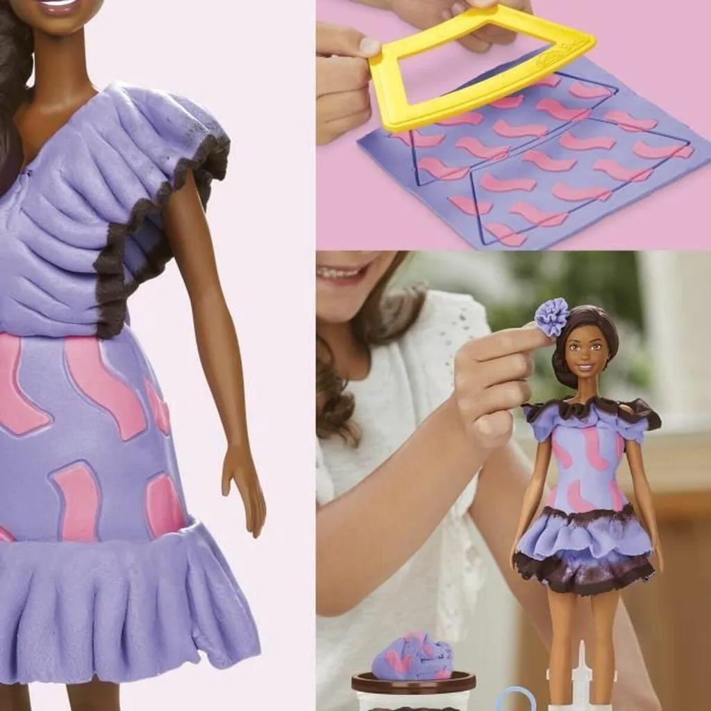 Pâte à modeler Play-Doh Barbie kit de création argile multicolore