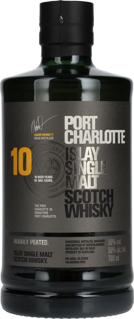 Bruichladdich Port Charlotte 10 Jahre Heavily Peated Islay Produktbild 