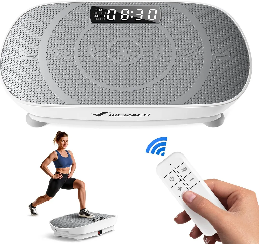 Plateforme vibrante pour entraînement complet MERACH fitness à la maison