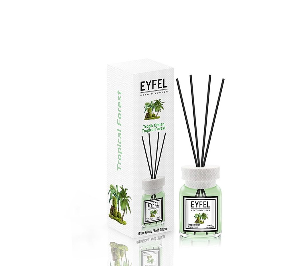 Eyfel Vonný Difuzér S Tyčinkami - Tropický Les 120Ml Obrázok produktu 
