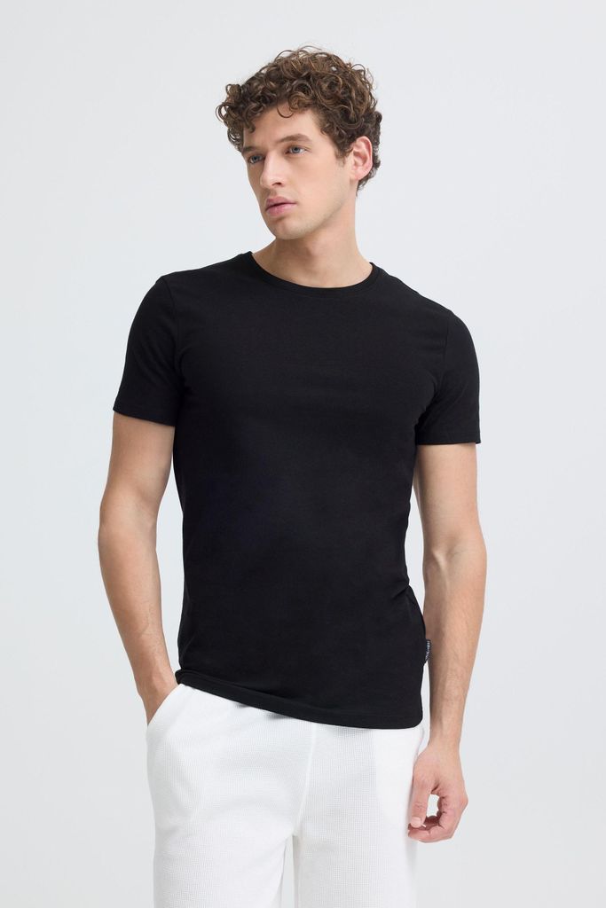 Casual Friday CFDAVIDE Herren T-Shirt Kurzarm Shirt 2er Pack Baumwollmischung Slim Fit