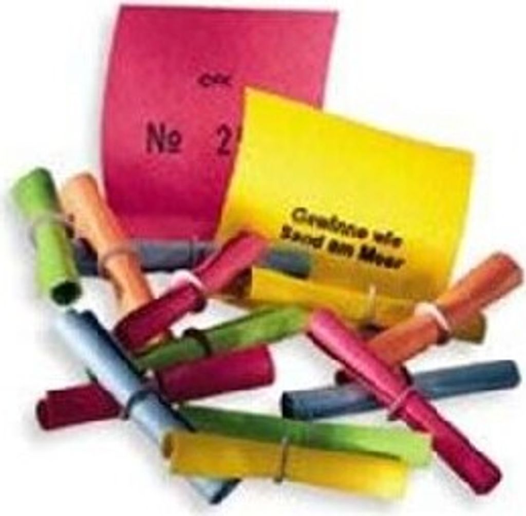 Lose Treffer bunt 901-950 Lose Treffer bunt 901-950 gerollt