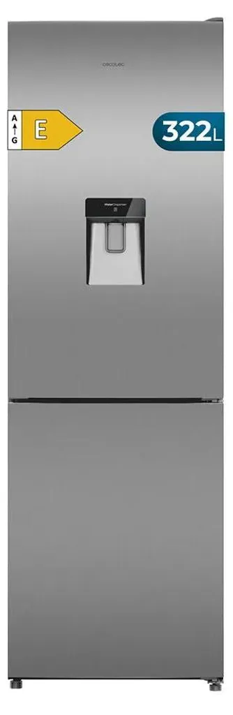 Réfrigérateur-congélateur 405L Bolero Coolmarket Argenté avec No Frost