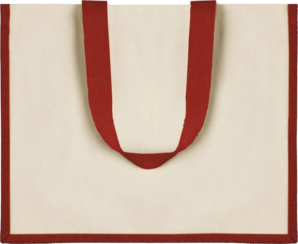 MidOcean - Borsa shopping "Campo De Fiori", iuta MO1684 (taglia unica) (rosso)