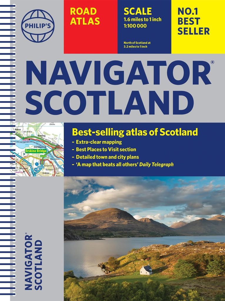 Philip's Navigator Scotland (Philip's Road Atlases) By Philip's Maps