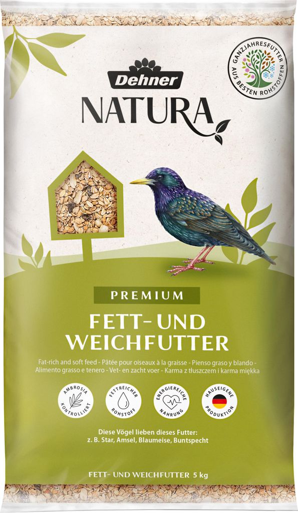 Dehner Natura Premium Wildvogelfutter, Fettfutter / Produktbild 