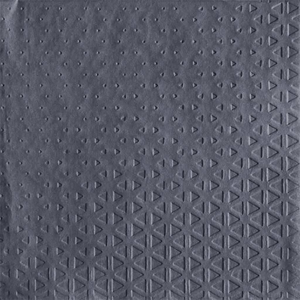 Servietten 33x33 cm geprägt - Relax grey