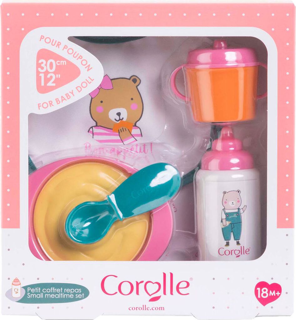 Corolle Babypuppen Mahlzeitset - Puppenzubehör - buntes Spielzeug