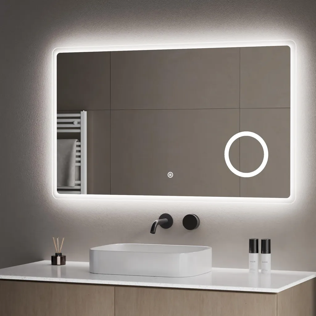 Specchio LED S'AFIELINA 60x100: Il Segreto per il Selfie Perfetto