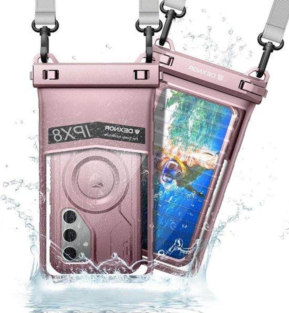 Wasserdichte 3D-Telefonhülle mit Ultra-klarem Fenster, Berührungsempfindlichkeit und Gesichts-/Fingerabdruckerkennung für die meisten Mobiltelefone