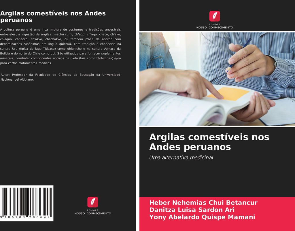 Argilas comestíveis nos Andes peruanos