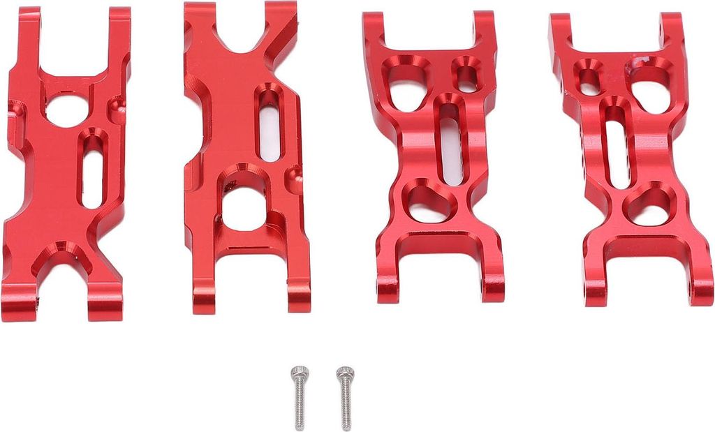 RC Aluminium vordere und hintere untere Aufhängungsarme für LOSI MiniT 2.0 2WD 1/18 Stadium Truck (rot)