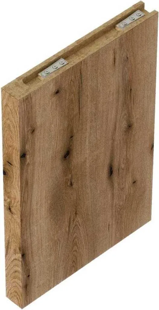 Elemento verticale 30cm legno rovere naturale