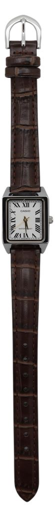 CASIO LTP-V007L-7B2UDF Damen-Analoguhr, braun/silber Produktbild 