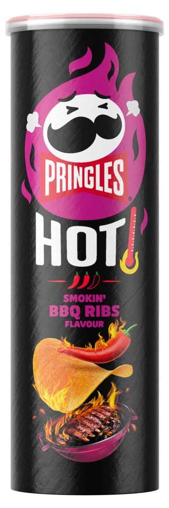 Pringles Hot Smokin' BBQ Ribs 160g Produktbild 